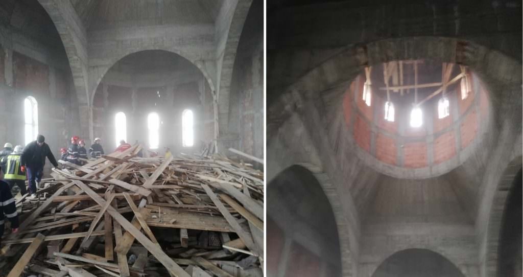 de ce a căzut schela de lemn peste muncitorul sibian în biserică la șelimbăr