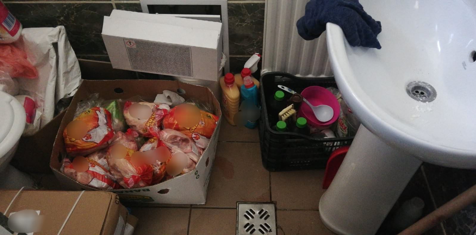 foto controale ale poliției în piețele din sibiu și mediaș - sute de kilograme de carne confiscată