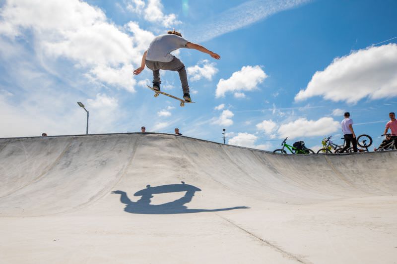 foto s-a deschis oficial skatepark-ul de la obor