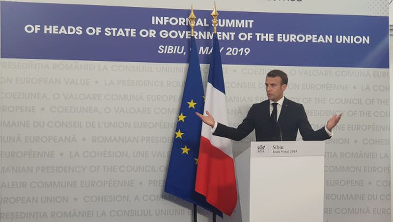 macron la sibiu ”summit-ul e foarte important. există tendința către naționalism”