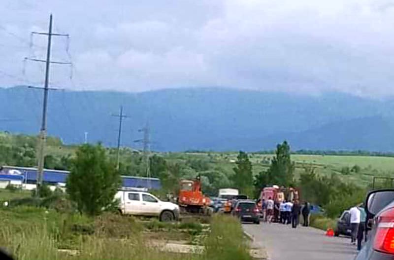 foto biciclistă rănită grav pe calea cisnădiei – șoferul vinovat, alcoolemie de 0,87