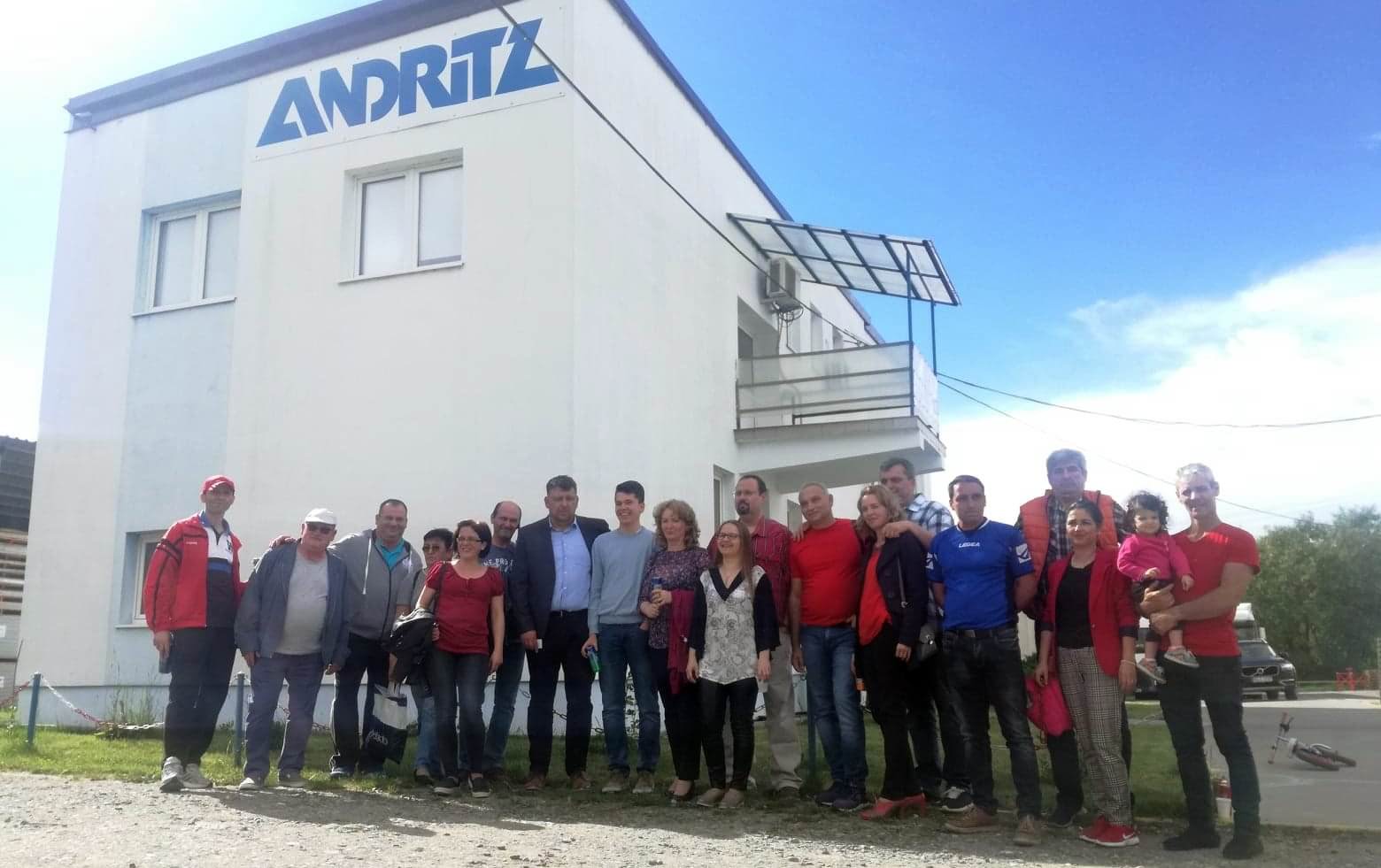foto  ziua porților deschise la andritz cisnădie – peste o sută de vizitatori au văzut fabrica