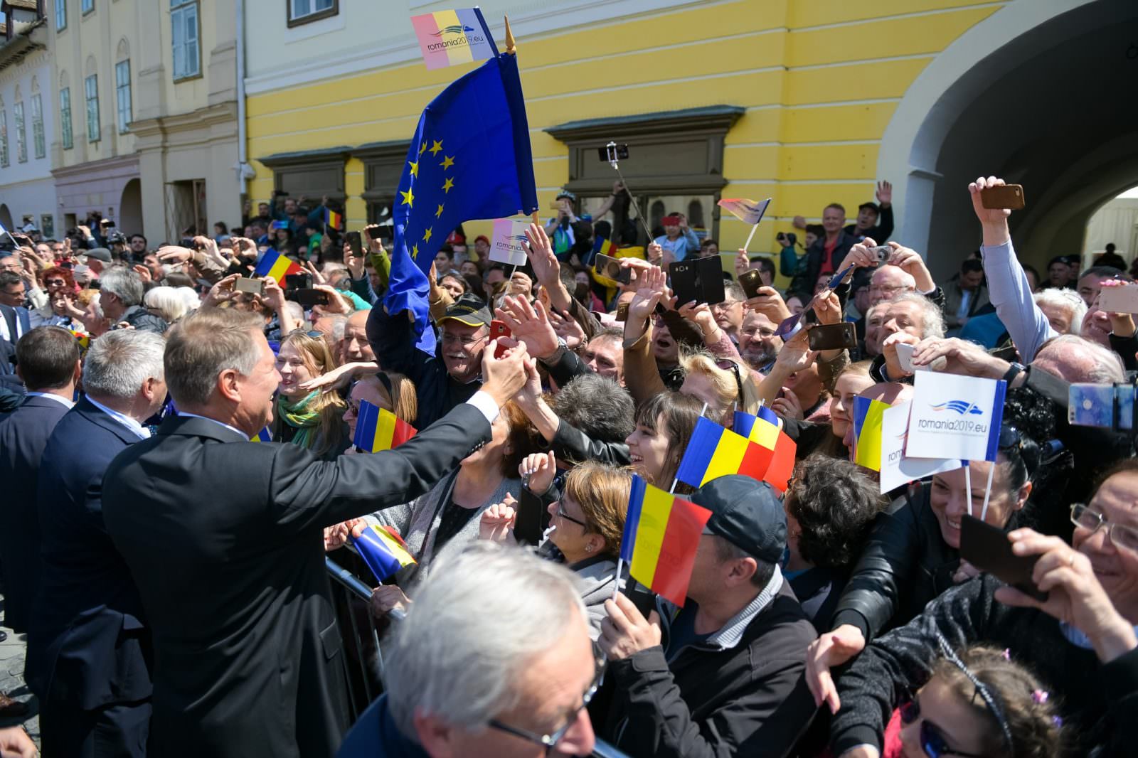 video foto - ziua în care sibiul a intrat în istorie și a devenit capitala europei - imagini unice!