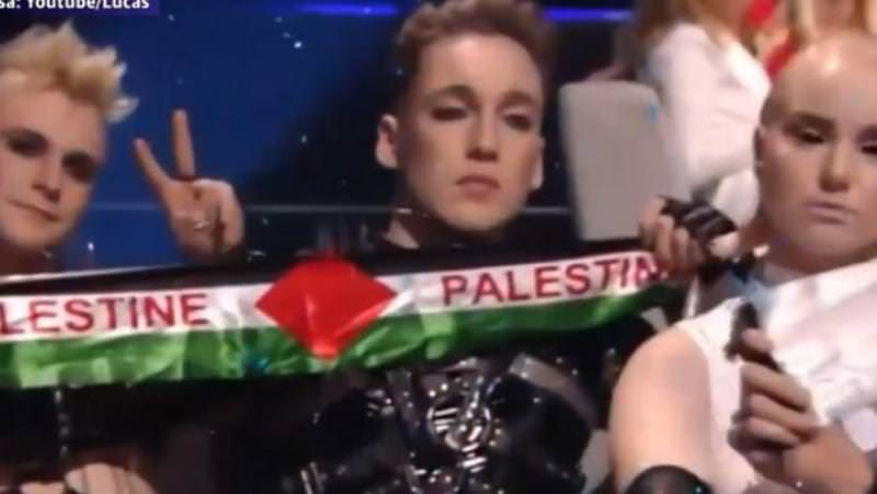 video madonna, gest controversat la eurovision - olanda a câștigat concursul