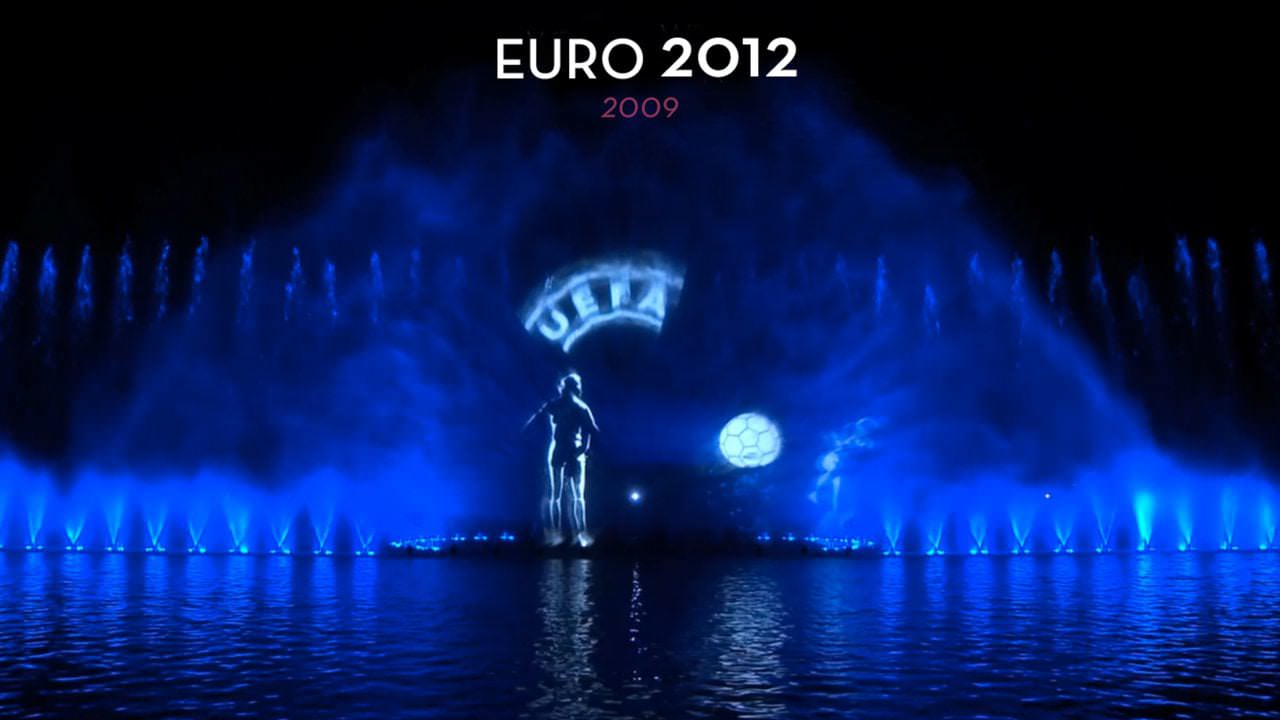 video euro 2012 cea mai mare fântână multimedia din europa, show special pentru euro