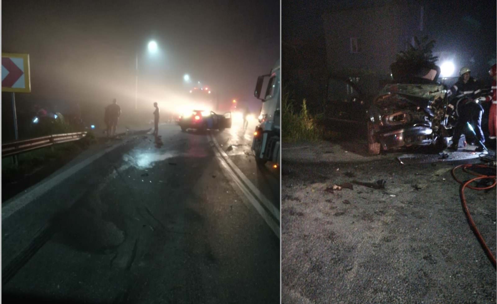 foto noaptea accidentelor mortale - la chirpăr o tânără a decedat - pe dn7, un om a fost ucis de un șofer beat