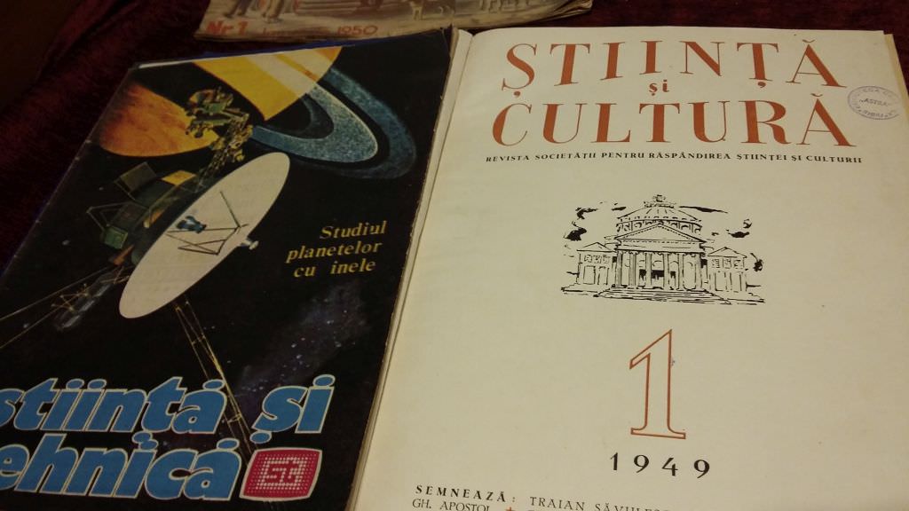 expoziție la biblioteca astra cu numerele revistei „știință și tehnică” – prima apariție acum 70 de ani