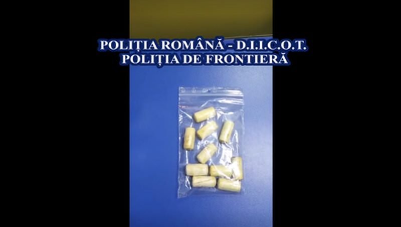 ucrainean prins în românia cu 18 capsule de cocaină în stomac