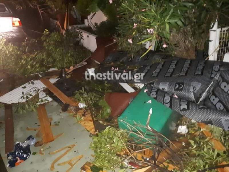 video foto dezastru în grecia. doi români au murit în urma unei furtuni puternice
