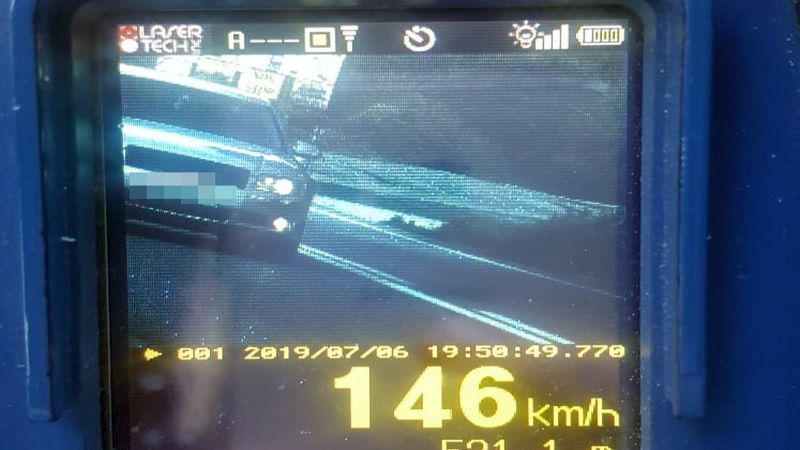foto – șofer sârb prins de radar cu o viteză record pe valea oltului