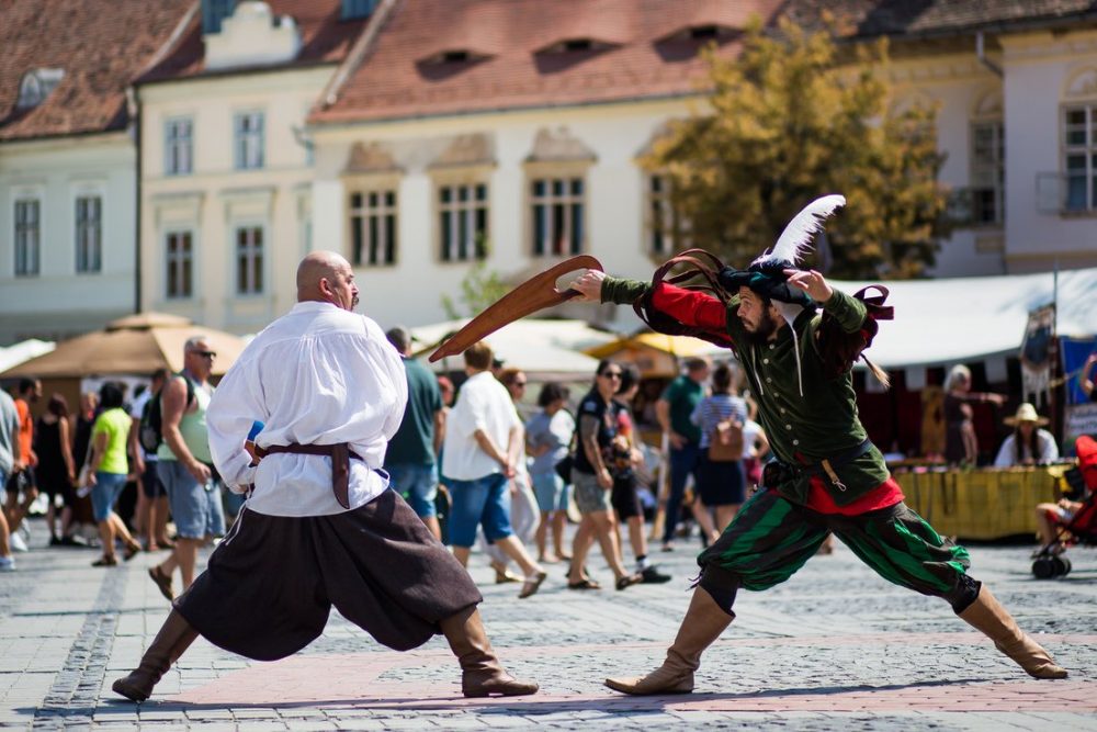 VIDEO FOTO - Sibiul a scăpat de blestemul vrăjitoarei Despina – Final de a 19-a ediție la Festivalul Medieval