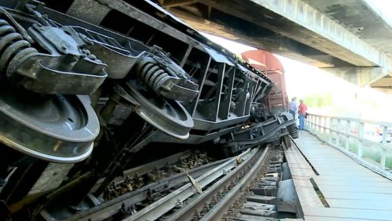 tren deraiat în apropiere de sibiu - trafic feroviar blocat între săliște și vințu de jos