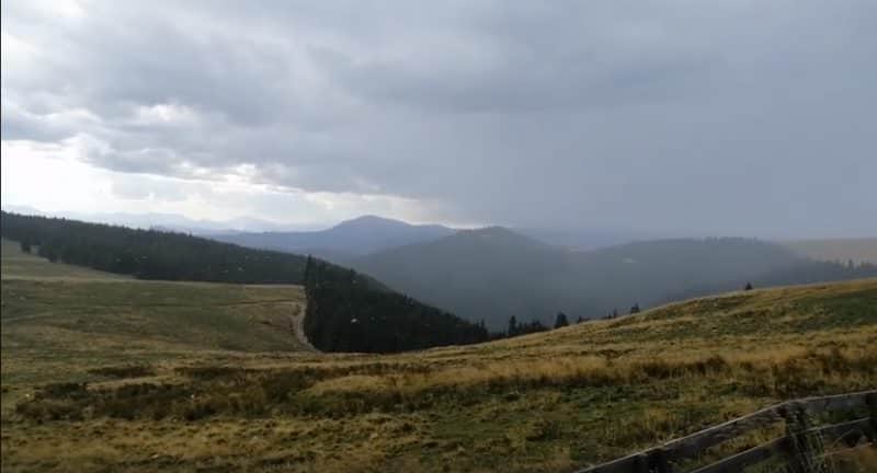 video prima ninsoare din această toamnă în românia