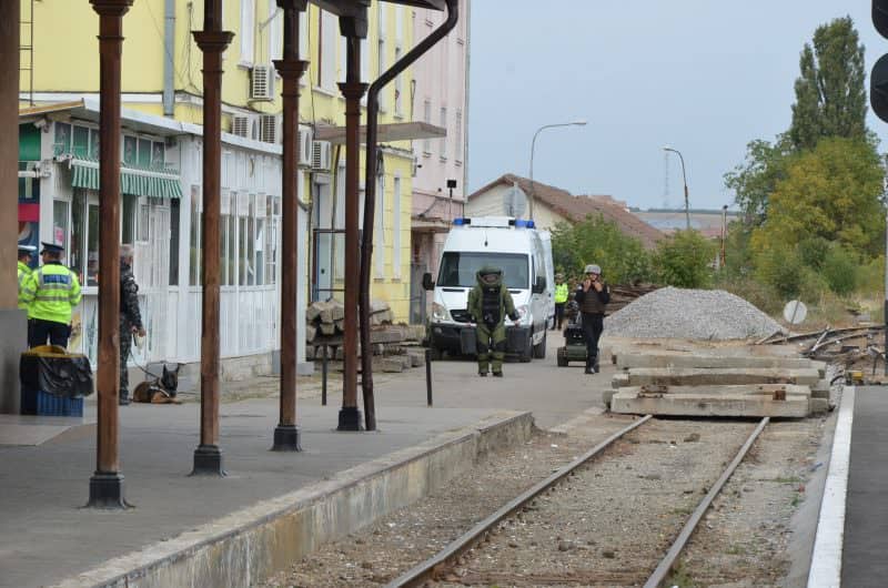 foto gara din sibiu împânzită de polițiști și câini – ce s-a întâmplat