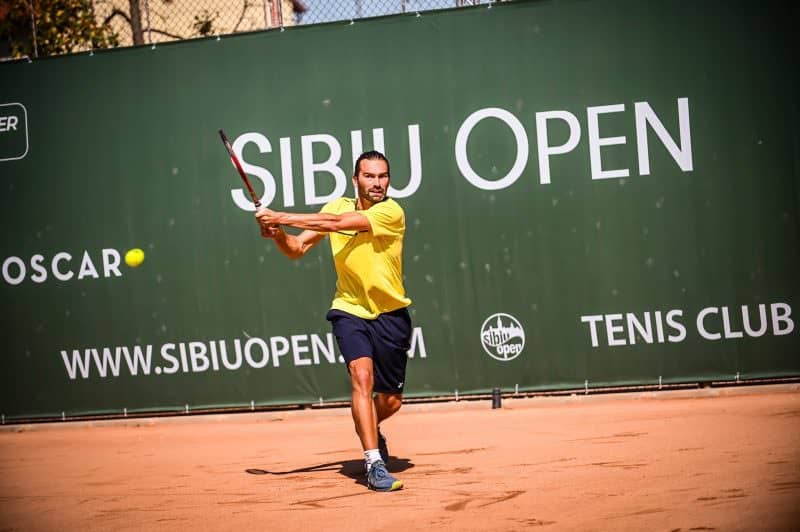 foto a început sibiu open, cel mai important turneu de tenis masculin din românia
