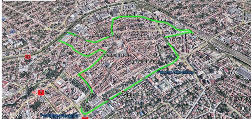 primul pas pentru linia verde de transport în comun în centrul sibiului - știm traseul și unde vor fi stații