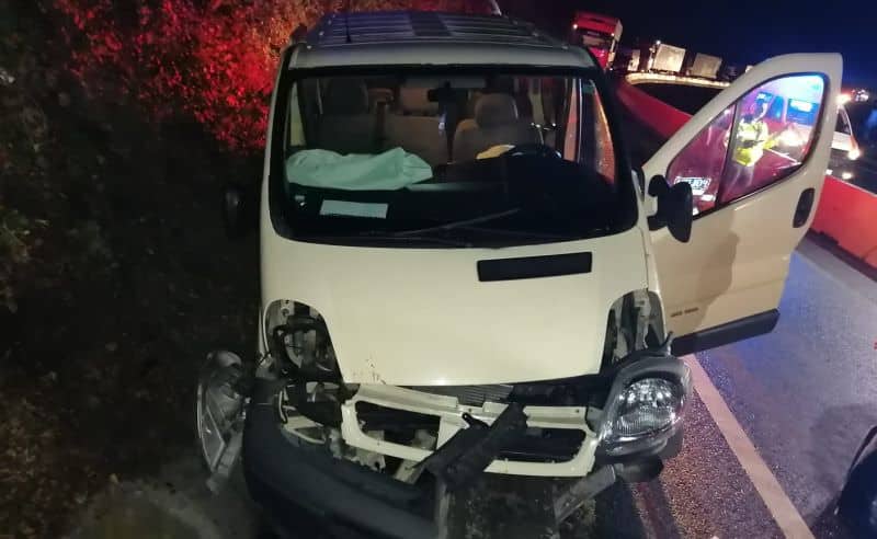 nouă persoane rănite într-un accident la ieșirea din județul sibiu