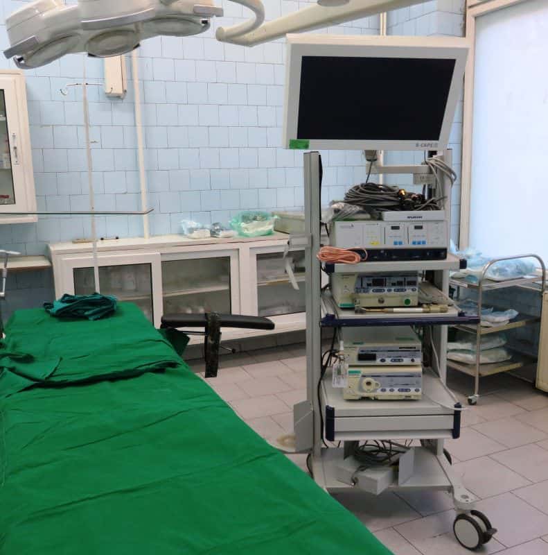 video foto - aparatură de peste un milion de euro adusă la spitalul din sibiu