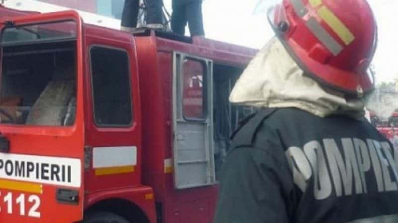 incendiu la cisnădie în prima zi de paște - o femeie a fost dusă la spital