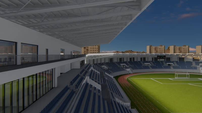 foto - începe cea mai importantă fază de modernizare a stadionului municipal din sibiu
