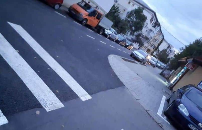 fotografii virale în românia – trecerile de pietoni care se termină în mijlocul străzii