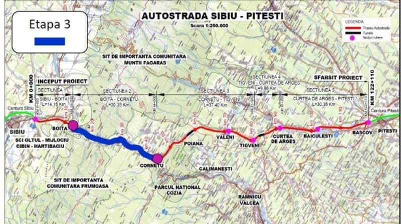 autostrada sibiu - pitești, construită în trei etape. când va fi gata