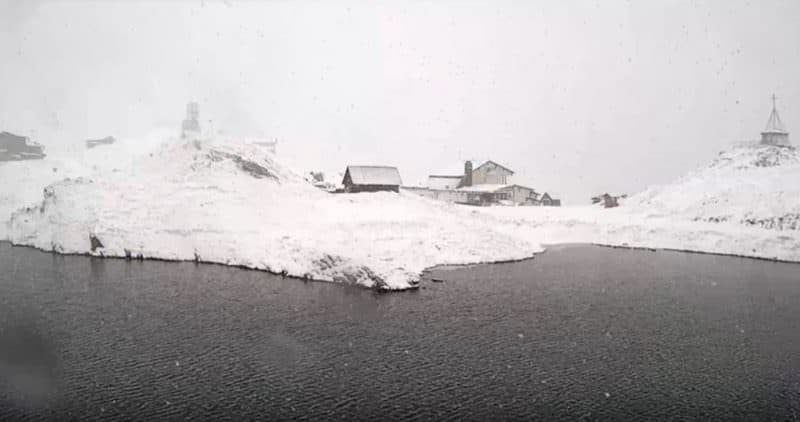 video foto semn că vine iarna și în românia - ninge ca în povești la bâlea lac