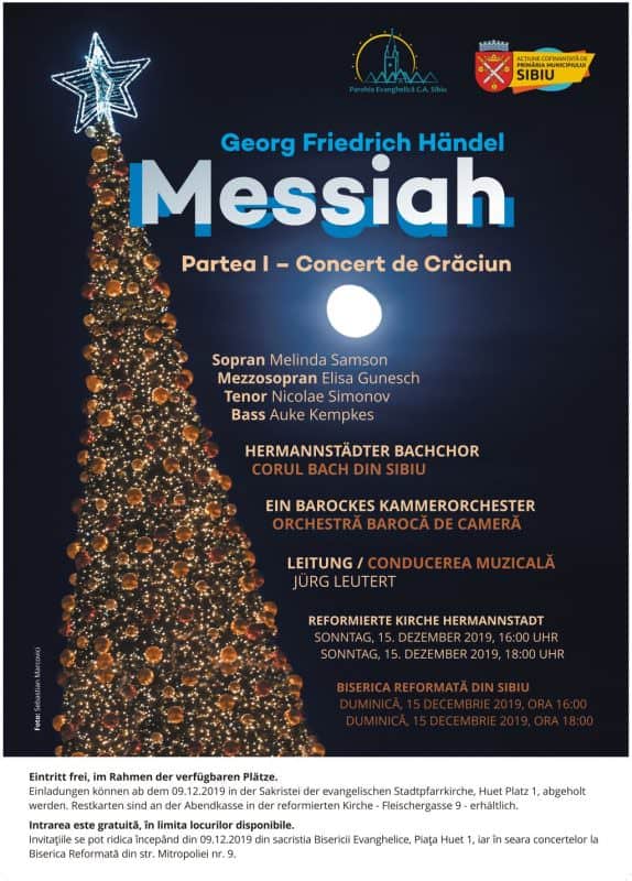 concert de crăciun la biserica reformată din sibiu – intrarea este liberă