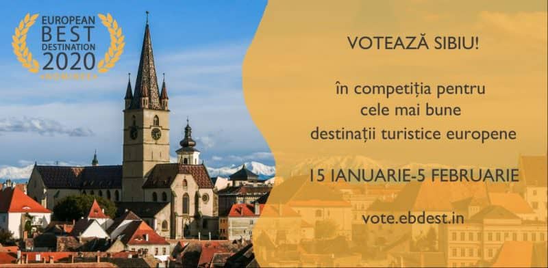 votează sibiul pentru titlul de european best destination 2020