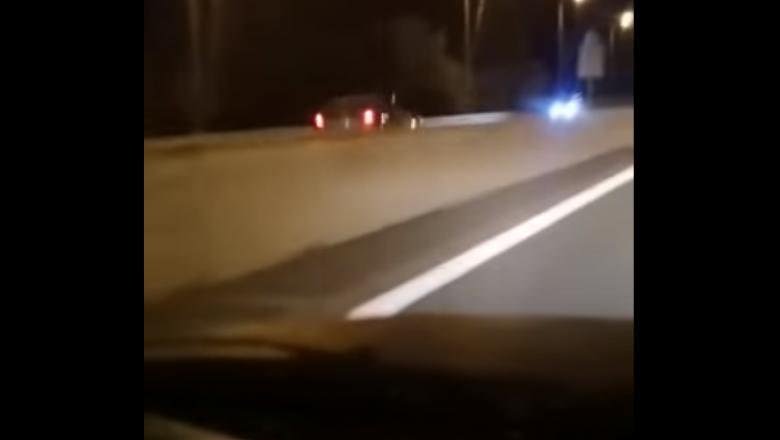 video șoferiță inconștientă - a fost filmată aseară gonind pe contrasens pe autostrada a1