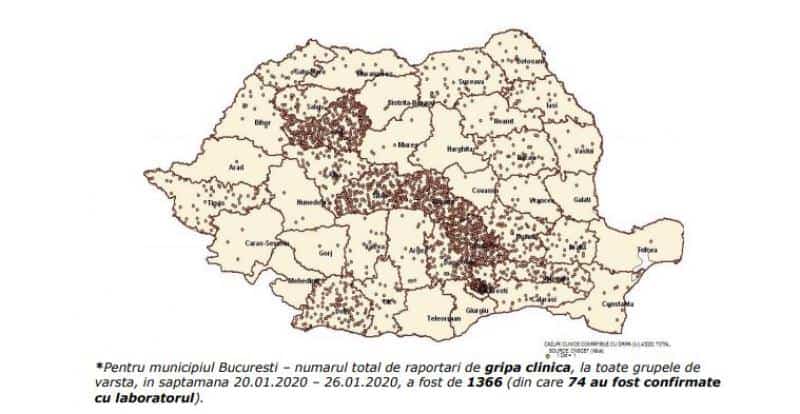 oficial - a fost declarată prima săptămână epidemică a sezonului în românia