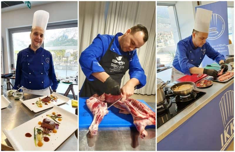 foto: bucătarul sibian care a participat la un concurs în croația - a luat locul i la două probe