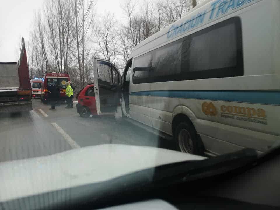 FOTO: Accident grav la Marpod - Două persoane au murit, încă una rănită