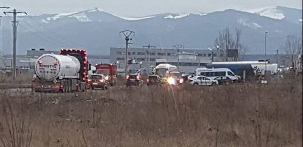 foto accident în zona industrială vest - două persoane rănite