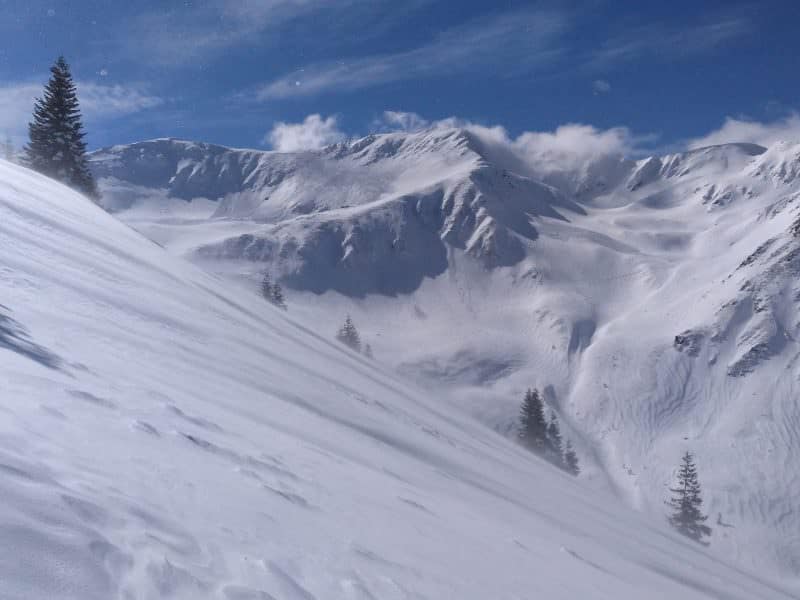 risc foarte ridicat de avalanșă în munții făgăraș