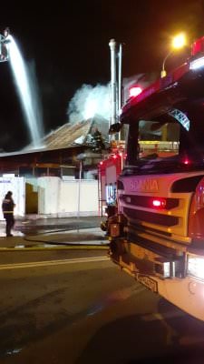 update video - foto incendiu la cea mai cunoscută pizzerie din sibiu