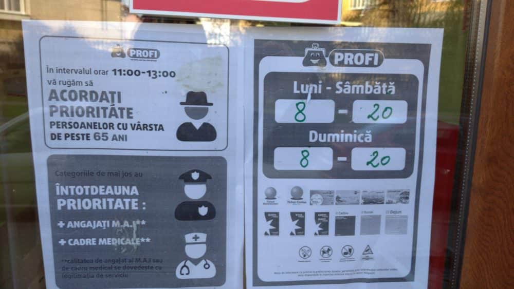 vârstnicii din sibiu au prioritate la profi și la penny - la fel și angajații mai și cei din sistemul sanitar