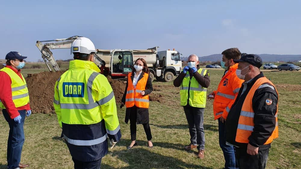 video foto - au demarat oficial lucrările de pe lotul 1 din autostrada sibiu - pitești