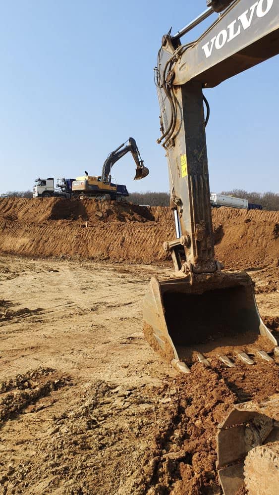 video foto - au demarat oficial lucrările de pe lotul 1 din autostrada sibiu - pitești