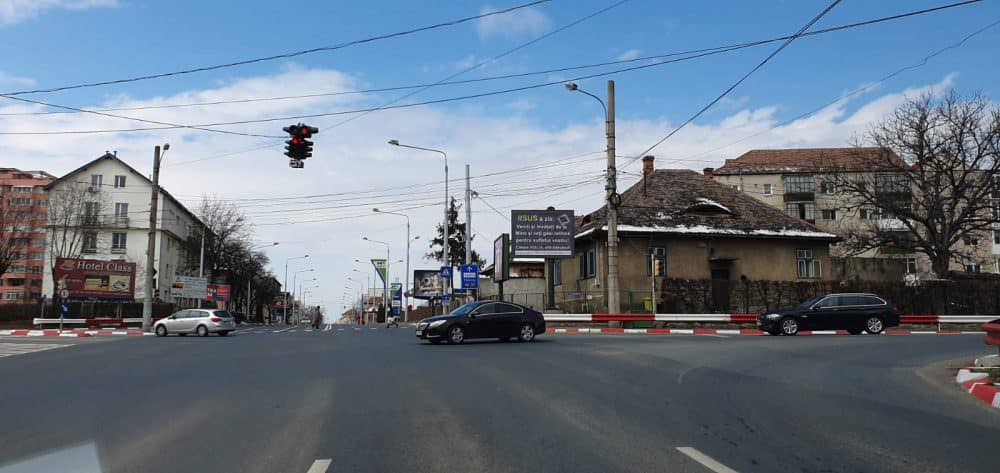 video foto prima zi de carantină în românia - cum se circulă prin sibiu