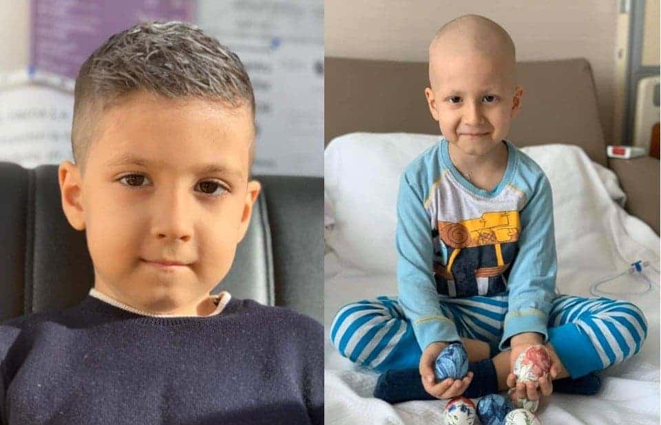foto: un băiețel de cinci ani are nevoie de noi - trebuie să facă urgent un transplant de celule stem