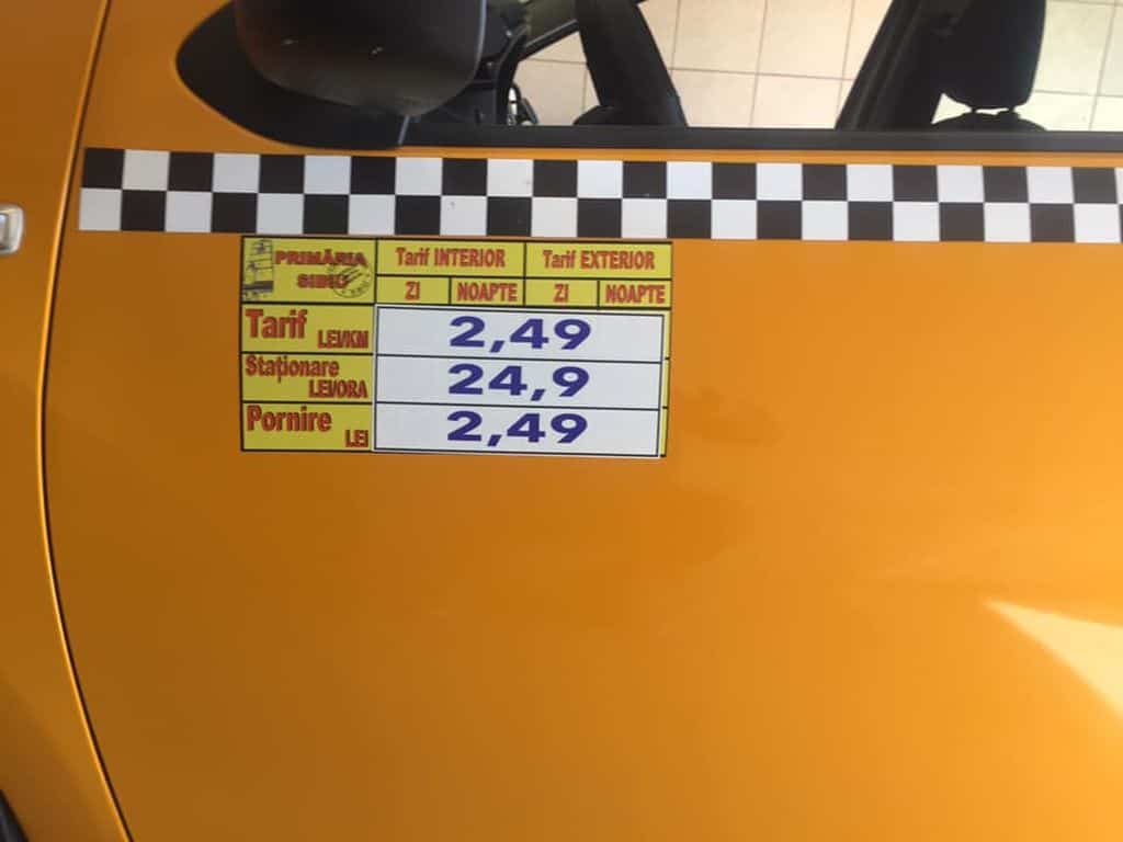 o firmă de taxi din sibiu reduce tariful curselor - „încercăm să facem criza mai ușoară”