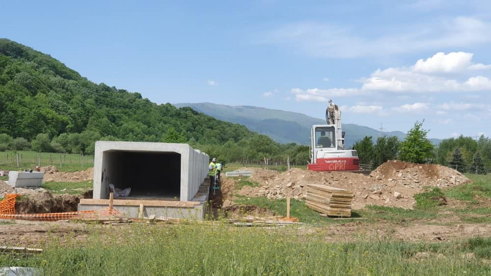 video foto: cum arată șantierul autostrăzii sibiu - boița, la o lună de la începerea lucrărilor