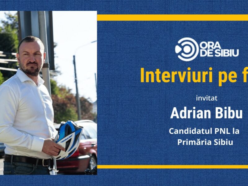 adrian bibu la interviuri pe față - ce planuri are pentru sibiu candidatul pnl la primărie