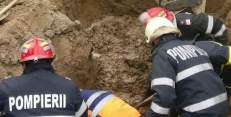 bărbat îngropat de viu la vurpăr - s-a surpat malul de pământ pe el