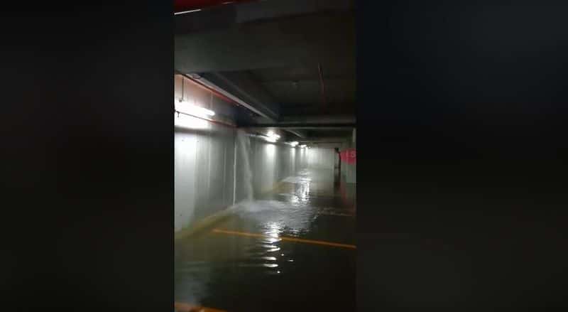 video: inundație în mall-ul promenada sibiu - a plouat puternic