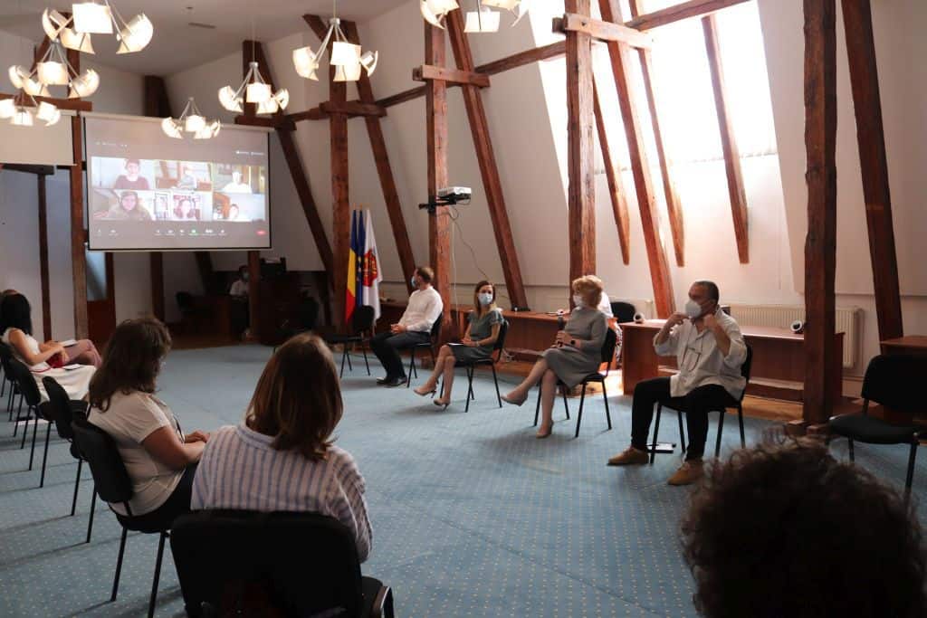 FOTO: Prima întâlnire cu operatori culturali și turistici pentru Centrul de Conferințe și Spectacole din Sibiu a avut loc luni