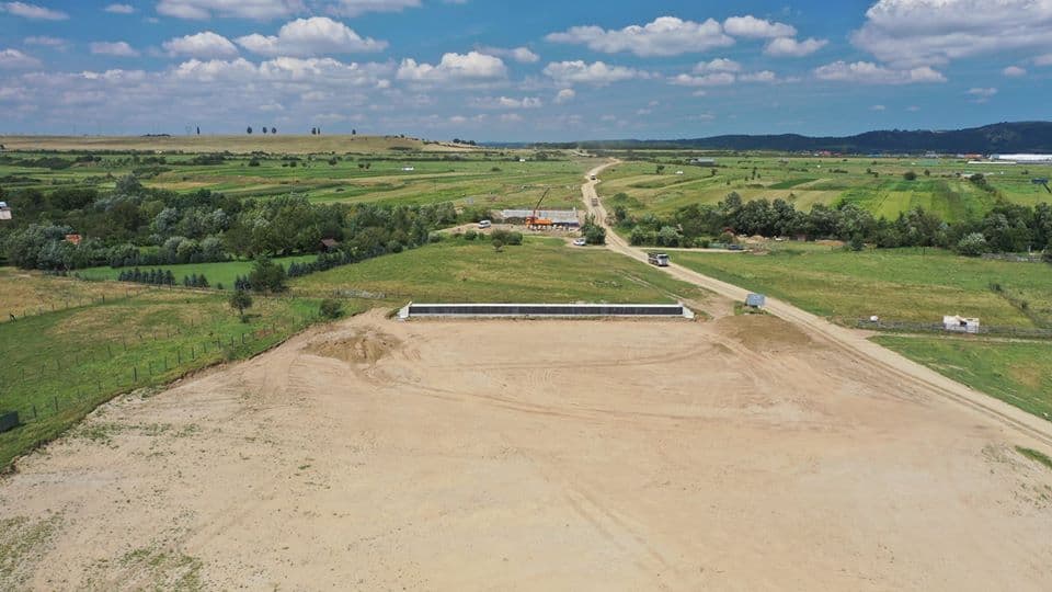 video foto cum arată șantierul autostrăzii sibiu - boița - lucrările avansează în ritm alert