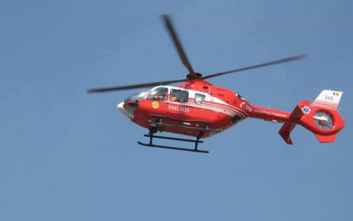 alpinist accidentat pe munte, adus la spitalul din sibiu cu elicopterul