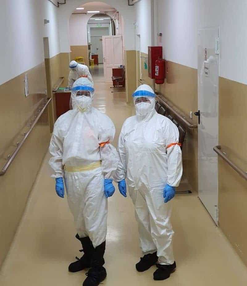video foto: moment emoționant la spitalul de pneumoftiziologie din sibiu – cadrele medicale aplaudate